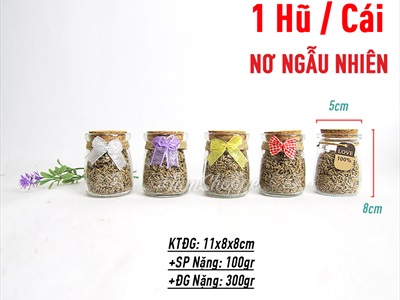 Hủ hoa khô Lavender thật thơm phòng 100gr HOAKHO-01